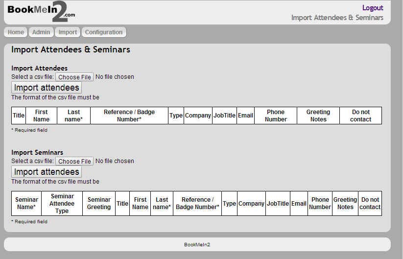 Import Delegate Data